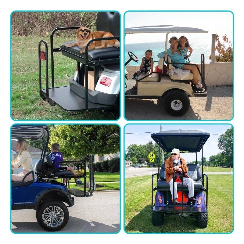 10L0L Universal Golf Cart Rear Safety Grab Bar Compatible with