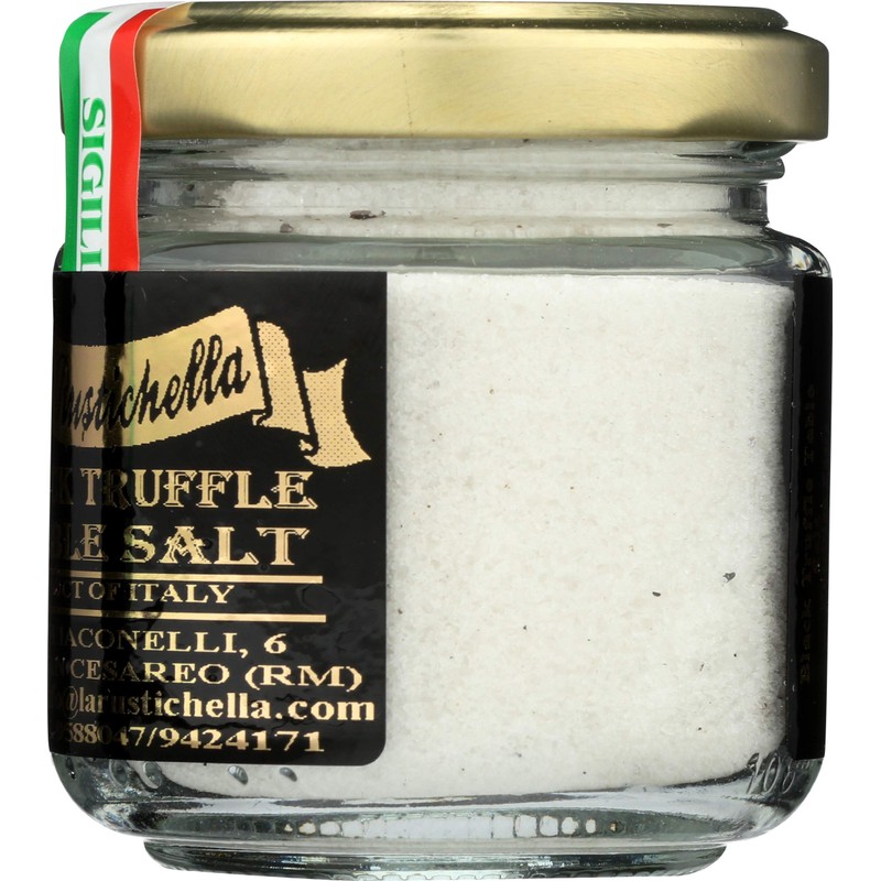 LA RUSTICHELLA Black Truffle Table Salt, 3.9 OZ