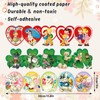 FYSUIMU 60Pcs Valentine's Day St. Patrick's Day Easter Bulletin Board