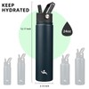 Konokyo Insulated Water Bottle 24oz Stainless Steel Sport Bottles with