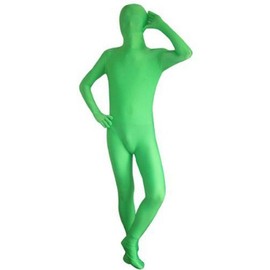VSVO Full Body Greenman Suit - Lime Green (Lime Green, Small)