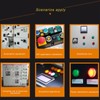 25 Pcs Industrial Push Button Switch Self Locking Push Button