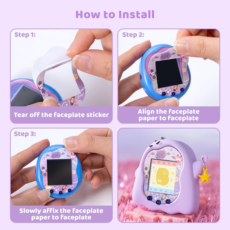 BUBBLELOGUS Silicone Case for Tamagotchi Uni, Soft TPU Protective Cover