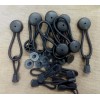 STAYPUT 10 BLACK STAYPUT Bungee Shock Cord Clip Loops Boat
