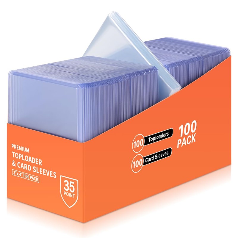 Toploaders Regulares Transparentes de 3 X 4 Pulgadas, Protectores de