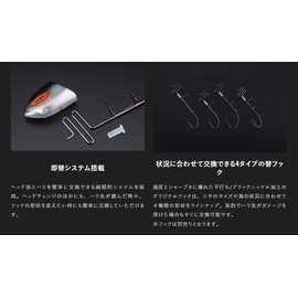 JACKALL Anchor Dragon Tenya Replacement Hook Type Head No. 80 Pink Berry Black