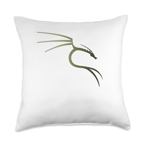 Kali Linux Group Cool Green Kali Linux Logo Throw Pillow,