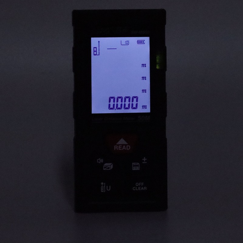 Handheld Infrared Laser Distance Meter Rangefinder High Accuracy Range Measuring