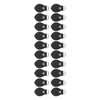 20 Sets Leather D Rings for Purse Genuine Leather D