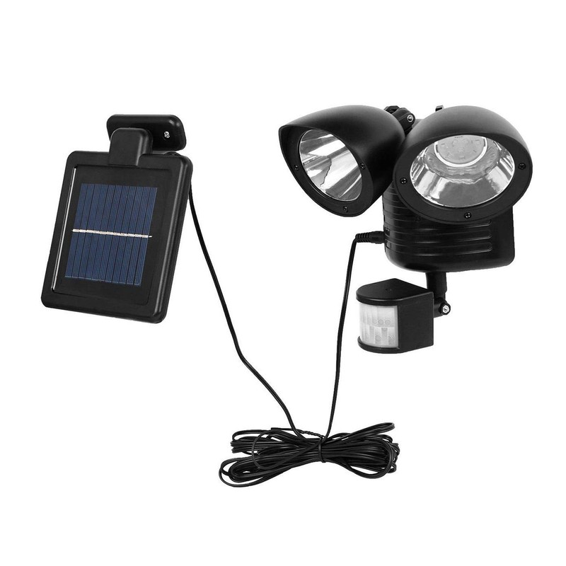 Aswalling 22 LED Dual Security Detector Solar Spot Light Motion