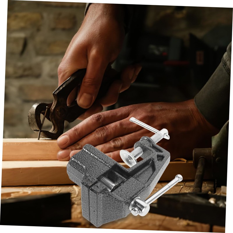 DOITOOL Rotating Mini Vise Clamp Heavy-duty Table Vise for Woodworking