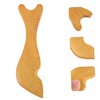 KOMBIUDA Convenient Beauty Tool 2pcs Wooden Massage Gua Sha Universal