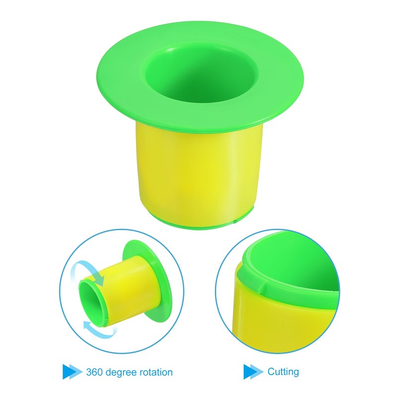 PATIKIL 3" Shrink Wrap Handle, 2 Pieces Elastic Film Dispenser,