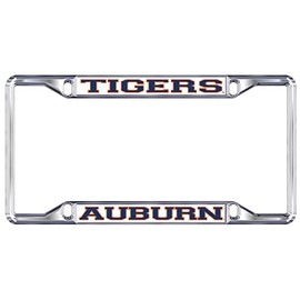 Dixie Dawgs Auburn Tigers White License Plate Frame