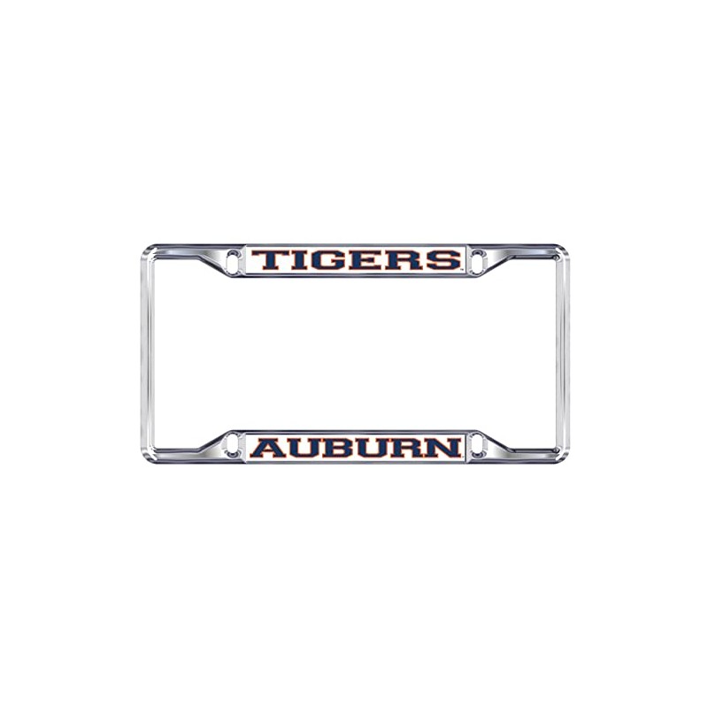 Dixie Dawgs Auburn Tigers White License Plate Frame