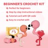 MOREJMTT Crochet Kit for Beginners Animal,Crochet Animal Kits,Crocheting Kit for