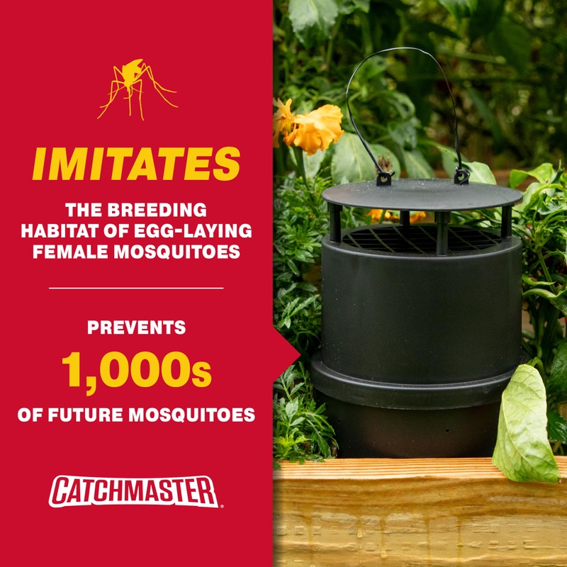Catchmaster Oasis Ovi-Mini Mosquito Trap 4Pk, Home Outdoor Mosquito Control,