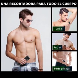 All-in Rasuradora Electrica Corporal Zonas Intimas Barba Cabello Afeitadora Impermeable Ipx7 Recargable Inalambrica Maquina para cortar todo el vello 