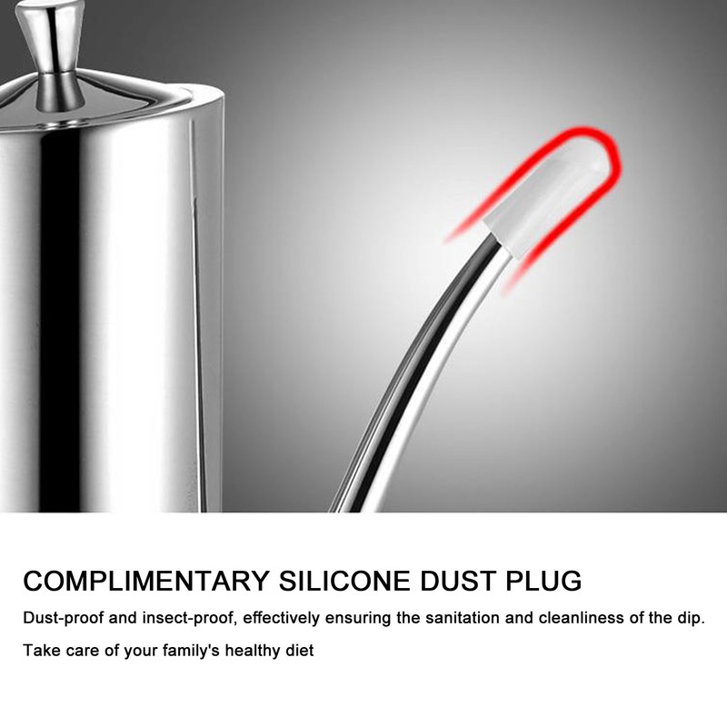 304 Stainless Steel Oil Container Oil Dispenser Bottle Leakproof Vinegar