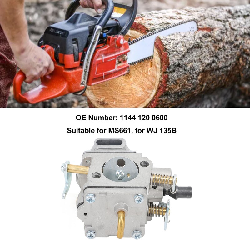 Chainsaw Carburetor for MS661 Aluminum Chainsaw 1144 120 0600 Carb