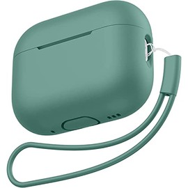 Alomia Funda de Silicona para AirPods Pro 2. Estuche Modelo Diseño 2023. Funda de Silicona a Prueba de Golpes. Airpods Pro 2 Gen Case. (Verde Pino)