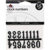 Plaid 44984E 3/8" Clock, 5/8" Black Numbers