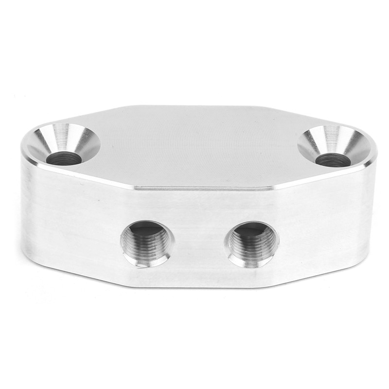 Oil Pressure Sensor Relocation Adapter Plate Car Engine Accessory Fit