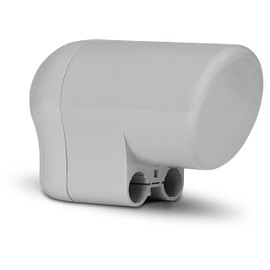 TechniSat UNYSAT Universal Twin LNB in Weather Protection Housing (Suitable for TechniSat SATMAN Mirrors, 2 Participants, 1 Orbit Position, LTE Interference-Proof) Grey
