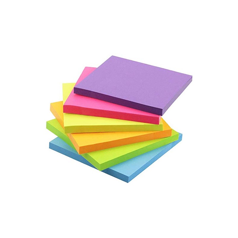 Early Buy 4x4 Sticky Notes with 6 Bright Color Self-Stick