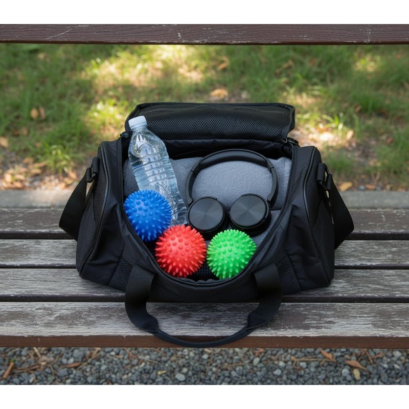 Pack of 4 Hedgehog Massage Balls 6.5 cm for Trigger