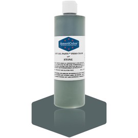 AmeriColor, Stone, 13.5 Ounce Bottle, Soft Gel Paste Food Color