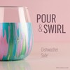 FolkArt Murano Iridescent Acrylic Glass Paint, Aqua, Perfect for Indoor