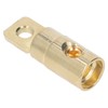 Pair Power Battery O Ring Terminals Brass Gold Plated High