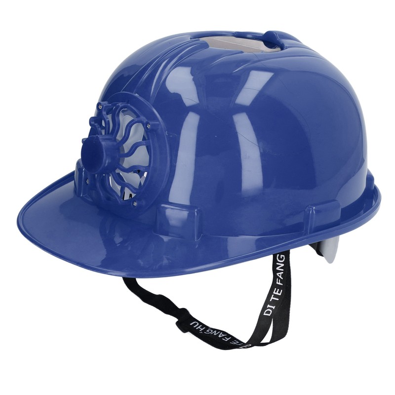 Hard Hat with Solar Fan Plastic Ventilated Safety Helmet Breathable