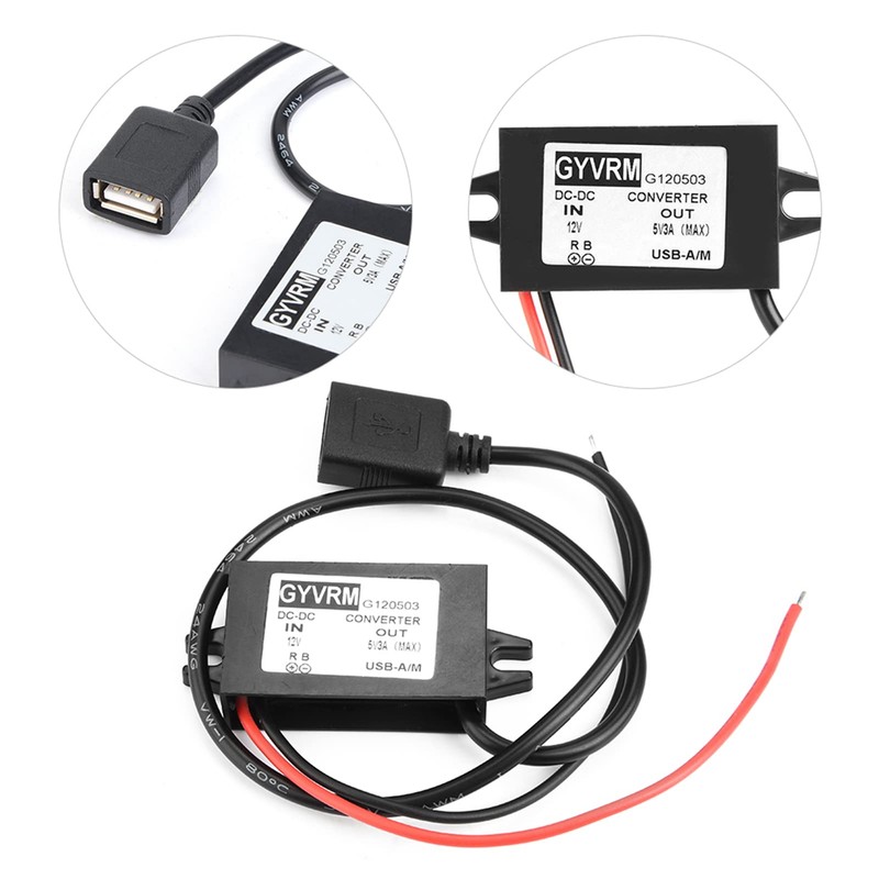 12V to 5V USB Step Down Power USB Step Down