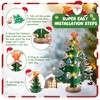 Dalugo Advent Calendar 2024, 24 Days Countdown Advent Calendar Wooden
