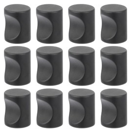 Gadpiparty 12 Piezas Manija de un solo orificio para el pulgar pomo del cajón del cilindro tiradores de hardware del gabinete vestidor manija de la puerta mango para muebles manijas de puerta