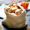 La Cordeline 3 Natural Jute Bags for Storing Vegetables, Potatoes