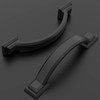 Amerdeco 10 Pack Matte Black Cabinet Pulls 3 Inch(76mm) Hole