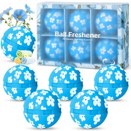 Scent-Hi Deodorising Balls for Trainers, Shoe Deodorising Sports Bags, Pack of 6 Deodorising Balls Also for Home Lockers, Simple Twistlock - Linen
