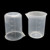 8 Pcs Epoxy Mixing Cups, 100ml/3.4oz Plastic Graduated Cup Clear