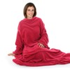 Autumn Faith Snuggle Blanket With Sleeves Wrap Around - Red