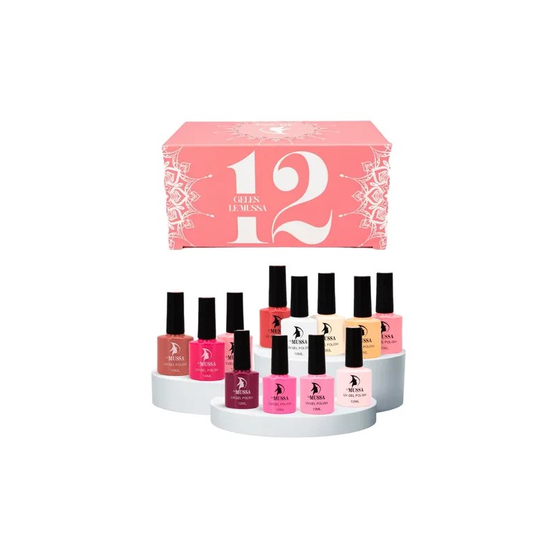 Gama 12 Piezas Colores Gel Esmalte Uv Semipermanente Elegir