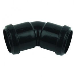FloPlast Push-Fit Waste 135° (45°) Bend 32mm Black | Home Standard