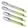Cuchillos Kit 4 Pinzas De Cocina De Acero Inoxidable Para