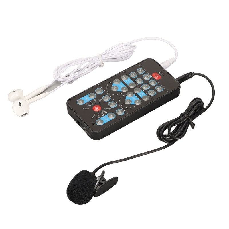 Handheld Voice Changer ABS Portable Multifunctional Sound Disguiser with 8