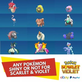 ANY Pokémon ULTRA Shiny Scarlet & Violet - Custom Any 6IV
