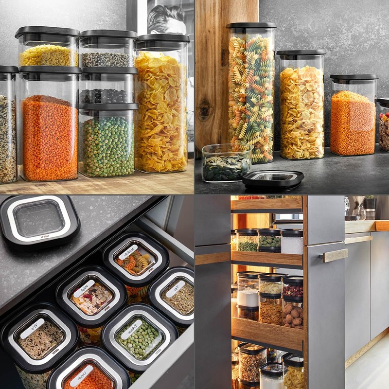 GEFU Storage Jar with Lid Airtight Storage Jar for Food,