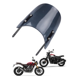 Motorcycle Windshield, Motorcycle Front Windshield Windscreen for Scrambler 400X 2023 to 2024, Motorcycle Wind Deflectors Replacement with Mount Bracket, Easy Installation (Grey)