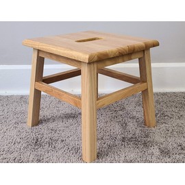 eHemco Solid Hardwood Stepstool (Natural)